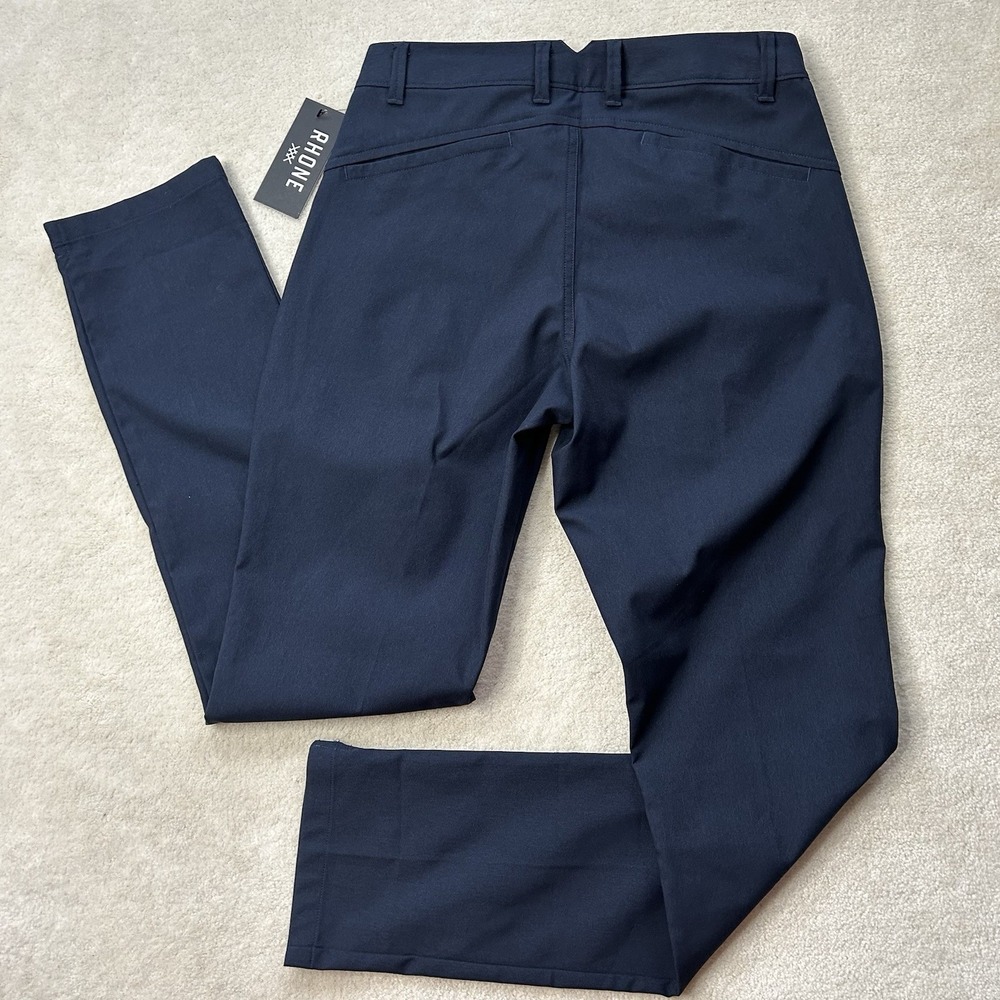 Rhone Golf Tour Performance Golf Pants Mens 28x32 Work Office Commute Pleated - Picture 2 of 4